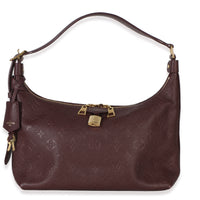 Louis Vuitton Burgundy Empreinte Monogram Sac Sport NM Handbag fv