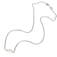 David Yurman Sterling Silver Pearl and Diamond Solari Pendant pv