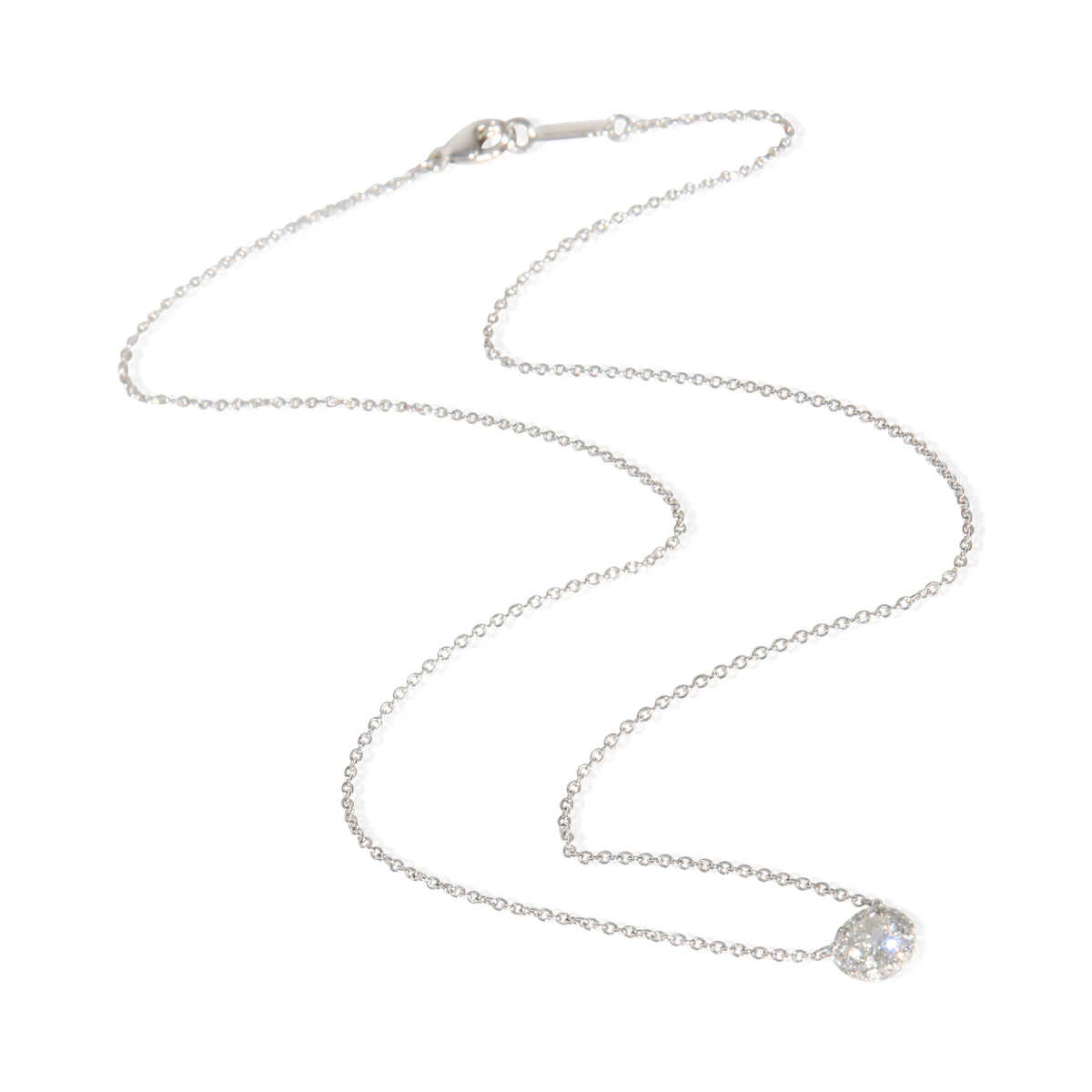 Tiffany & Co. Platinum Diamond Soleste Pendant pv