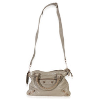 Balenciaga Light Grey Agneau Rose Gold Hardware Giant 12 Town Bag Handbag 8