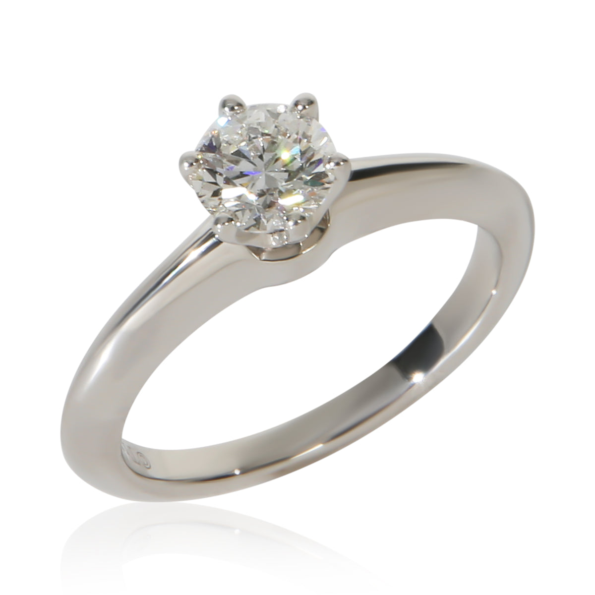 Tiffany & Co. 0.6 ct Round Brilliant Diamond Engagement Ring bv