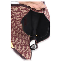 Christian Dior Burgundy Oblique 30 Montaigne Flap Handbag 9