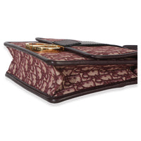 Christian Dior Burgundy Oblique 30 Montaigne Flap Handbag 6
