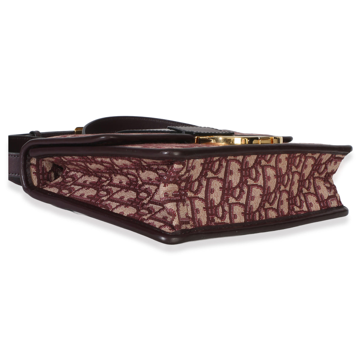 Christian Dior Burgundy Oblique 30 Montaigne Flap Handbag 7