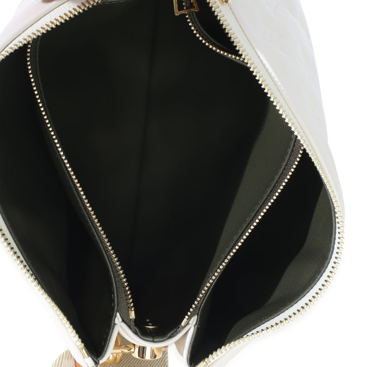 Louis Vuitton White Monogram Embossed Lambskin Coussin PM Handbag 9