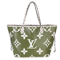 Louis Vuitton Kaki Monogram Giant Neverfull MM Handbag id