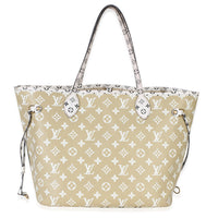 Louis Vuitton Kaki Monogram Giant Neverfull MM Handbag 4