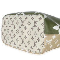 Louis Vuitton Kaki Monogram Giant Neverfull MM Handbag 6