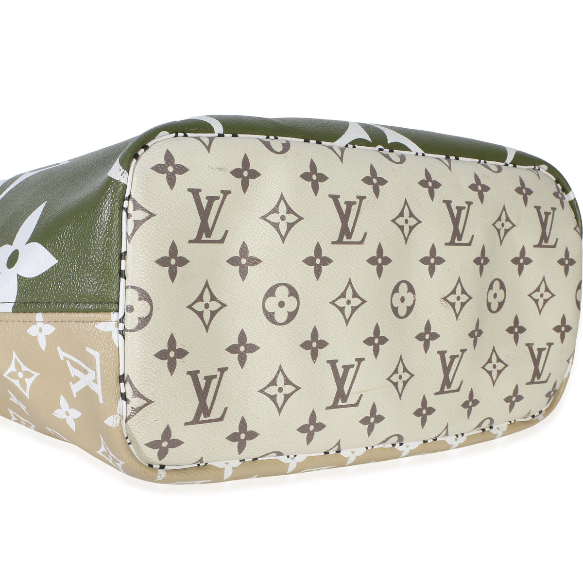 Louis Vuitton Kaki Monogram Giant Neverfull MM Handbag 7