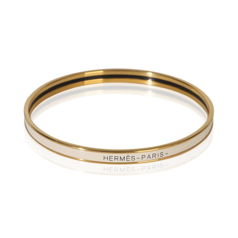 Hermès Gold Plated  Extra Narrow Uni Bracelet fv