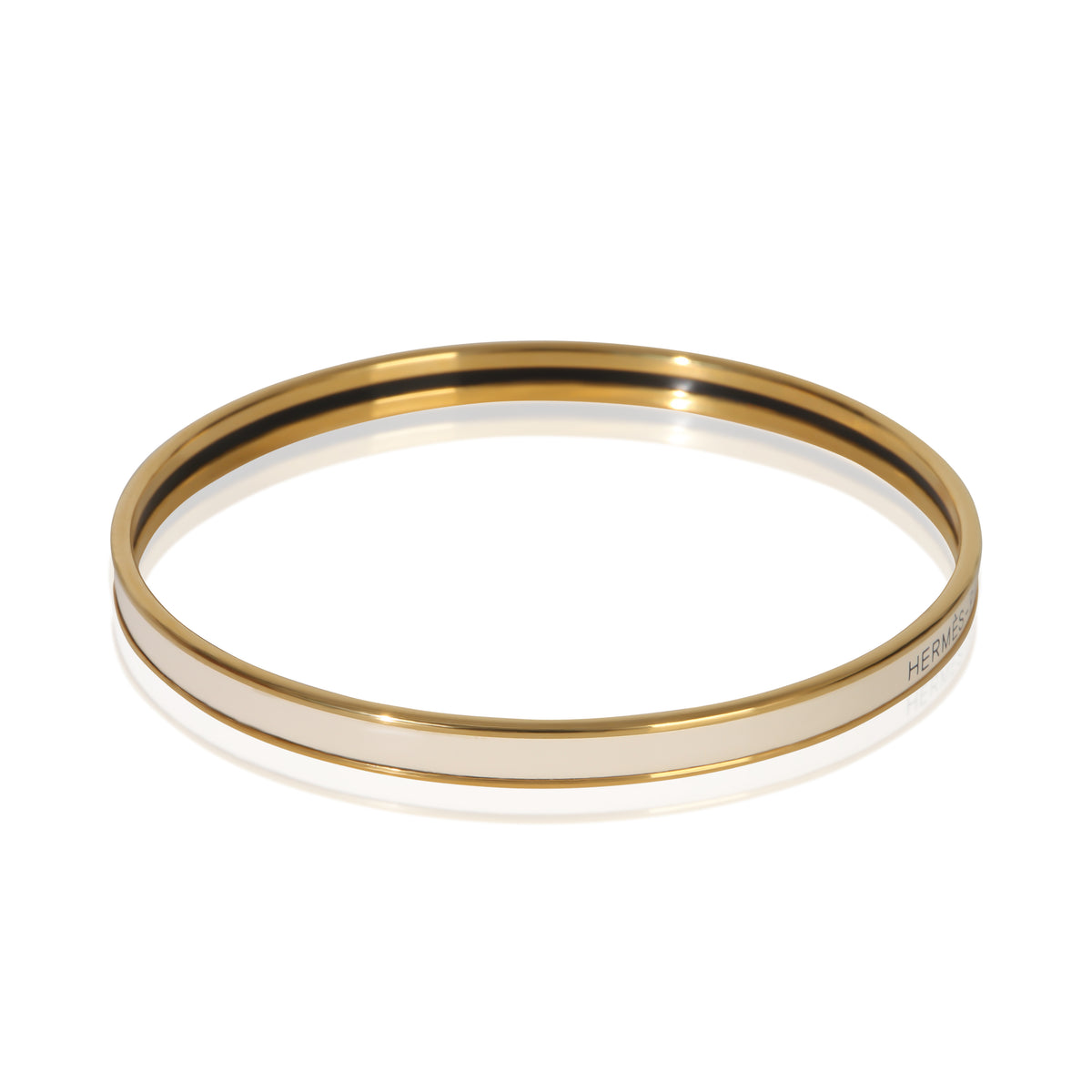 Hermès Gold Plated  Extra Narrow Uni Bracelet pv