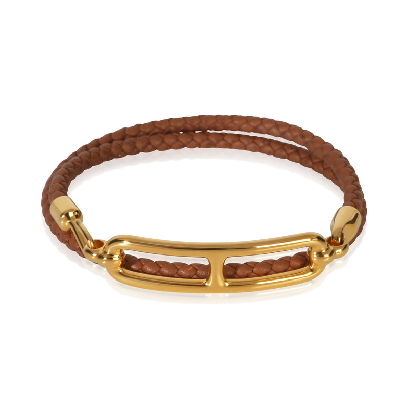 Hermès Gold Plated  Roulis Double Tour Bracelet fv