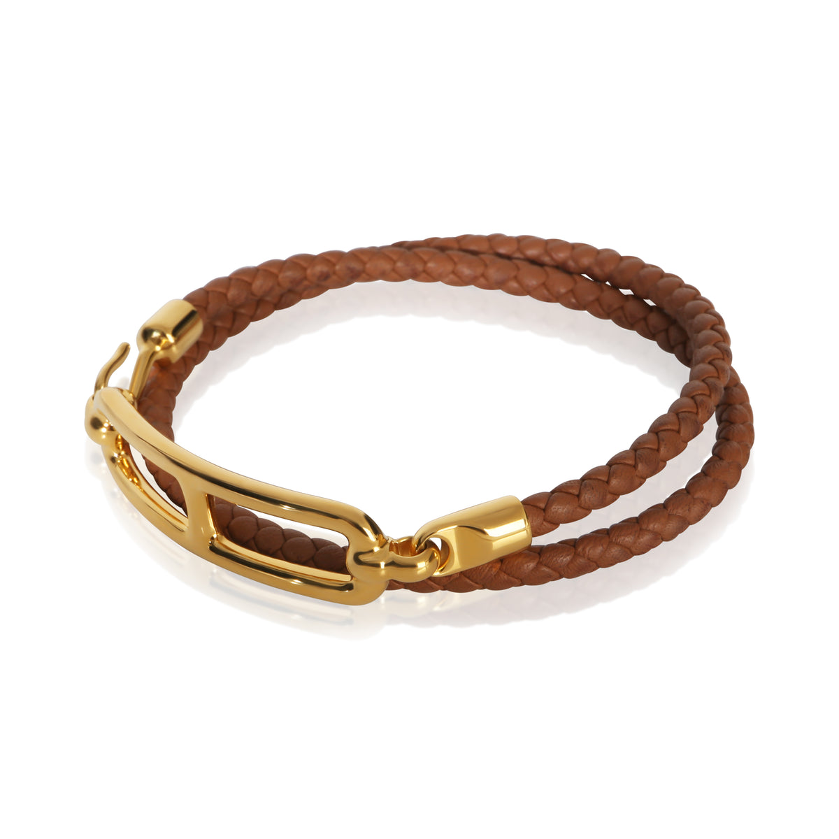 Hermès Gold Plated  Roulis Double Tour Bracelet sv
