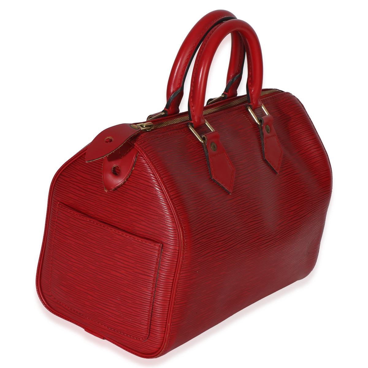 Louis Vuitton Red Epi Speedy 25 Handbag 3