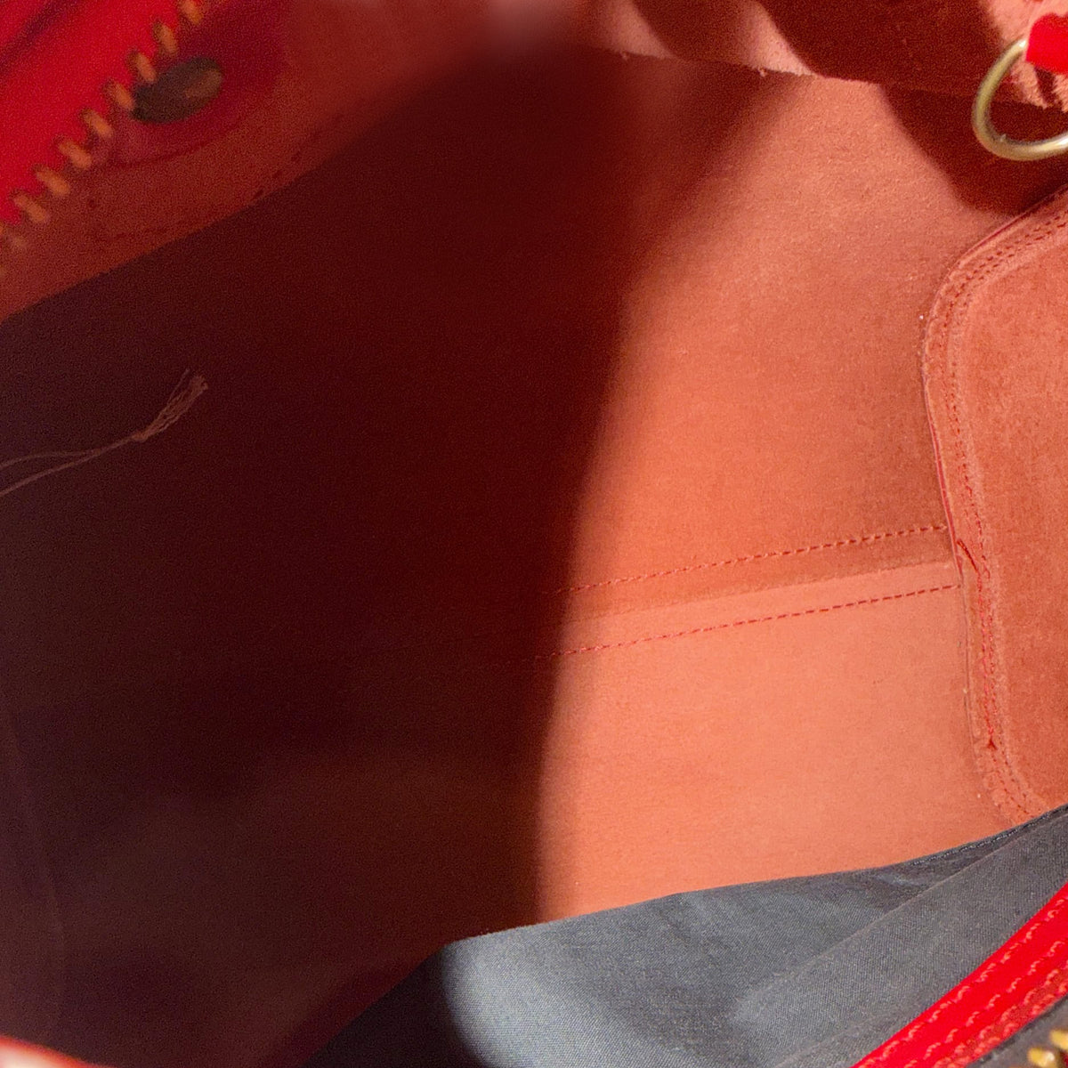 Louis Vuitton Red Epi Speedy 25 Handbag ad1