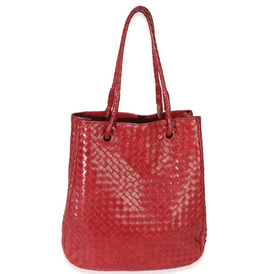 Bottega Veneta Red Intrecciato Shoulder Bag Handbag id