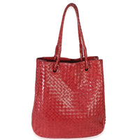 Bottega Veneta Red Intrecciato Shoulder Bag Handbag id