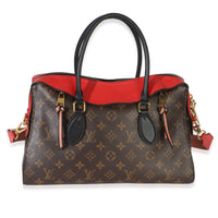 Louis Vuitton Pink Red Monogram Canvas Tuileries NM Handbag fv