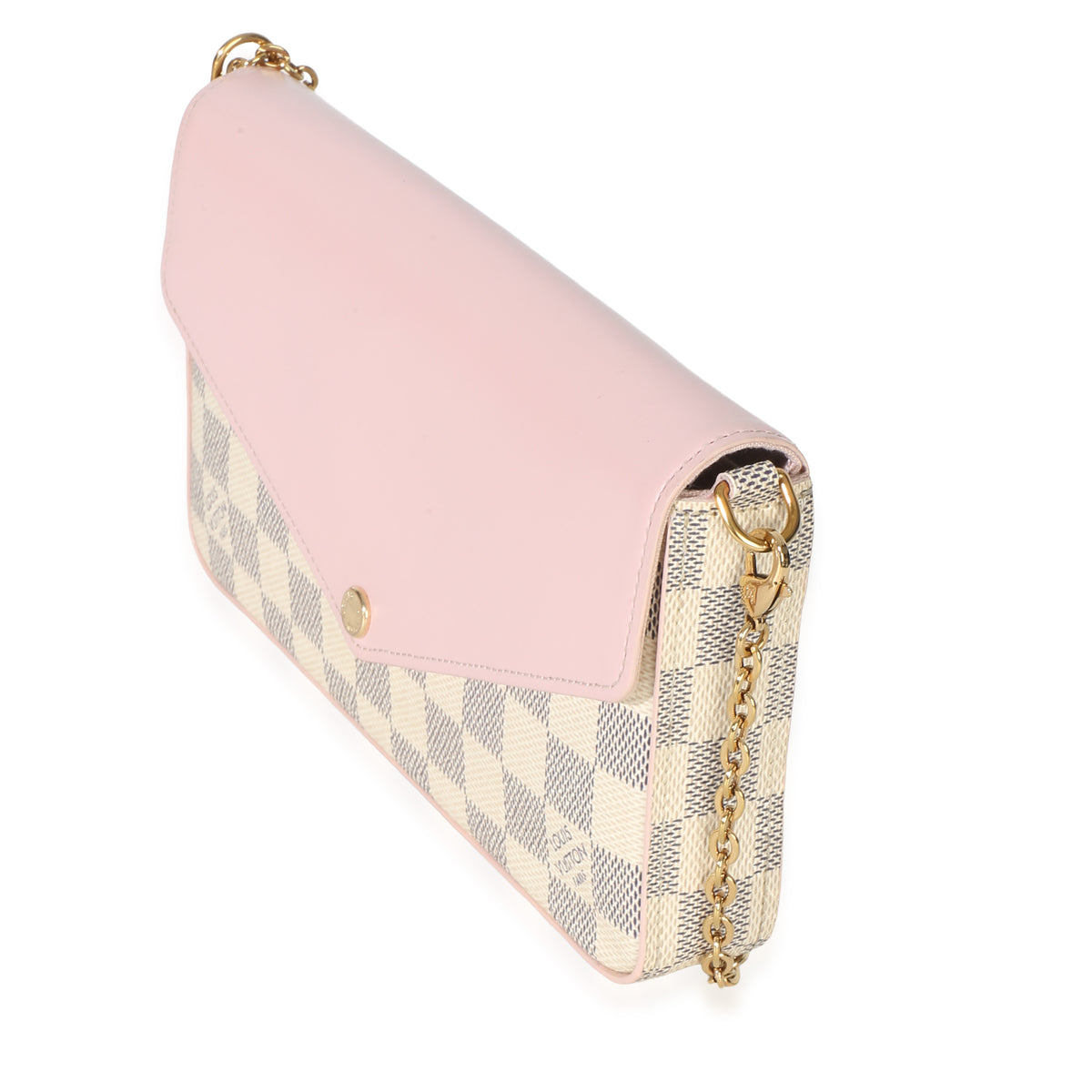 Louis Vuitton Rose Damier Azur Felicie Pochette Handbag 2