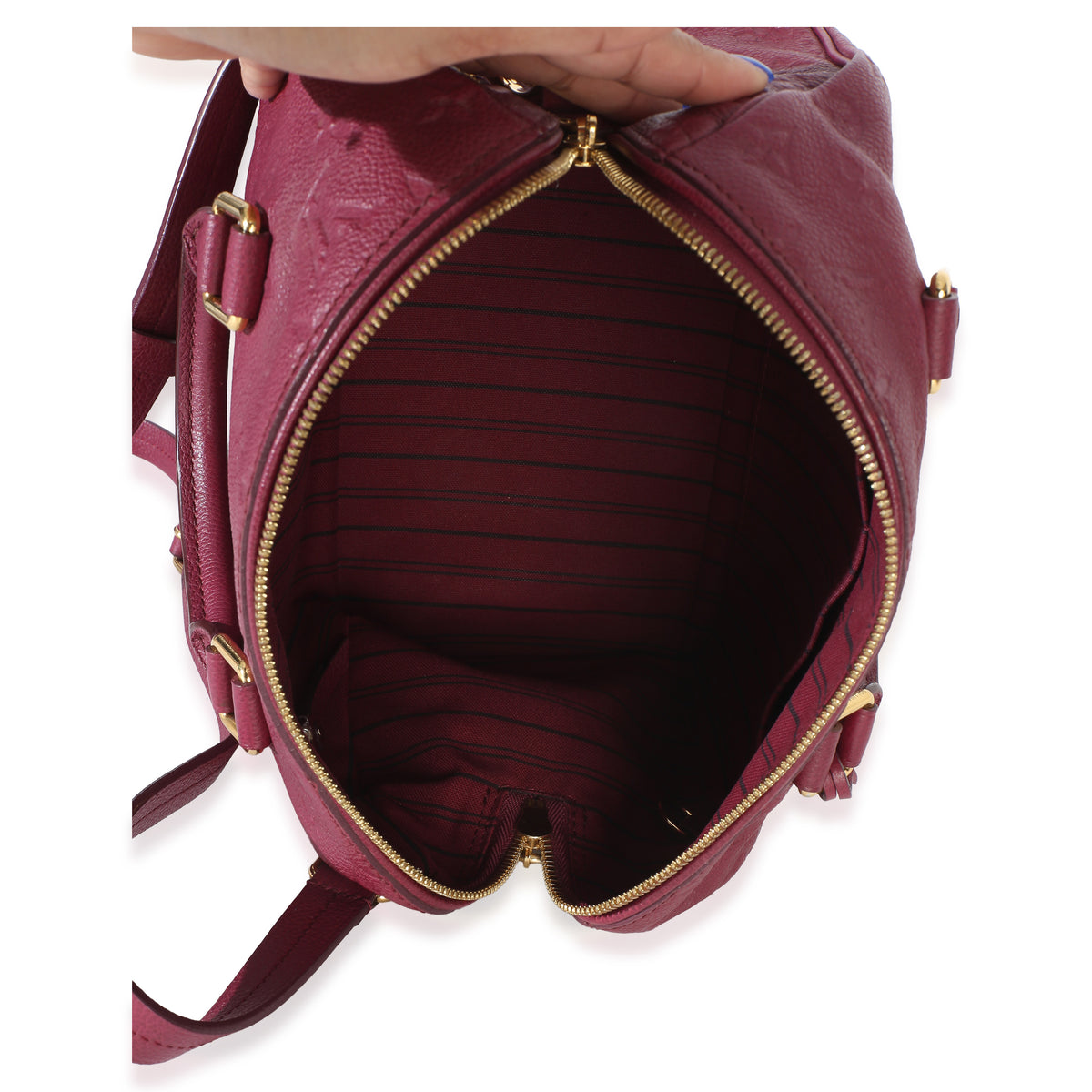 Louis Vuitton Aurore Monogram Empreinte Speedy Bandouliere 25 Handbag 9