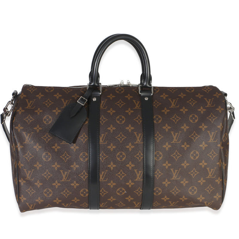 Louis Vuitton Monogram Macassar Keepall Bandouliere 45 Handbag id