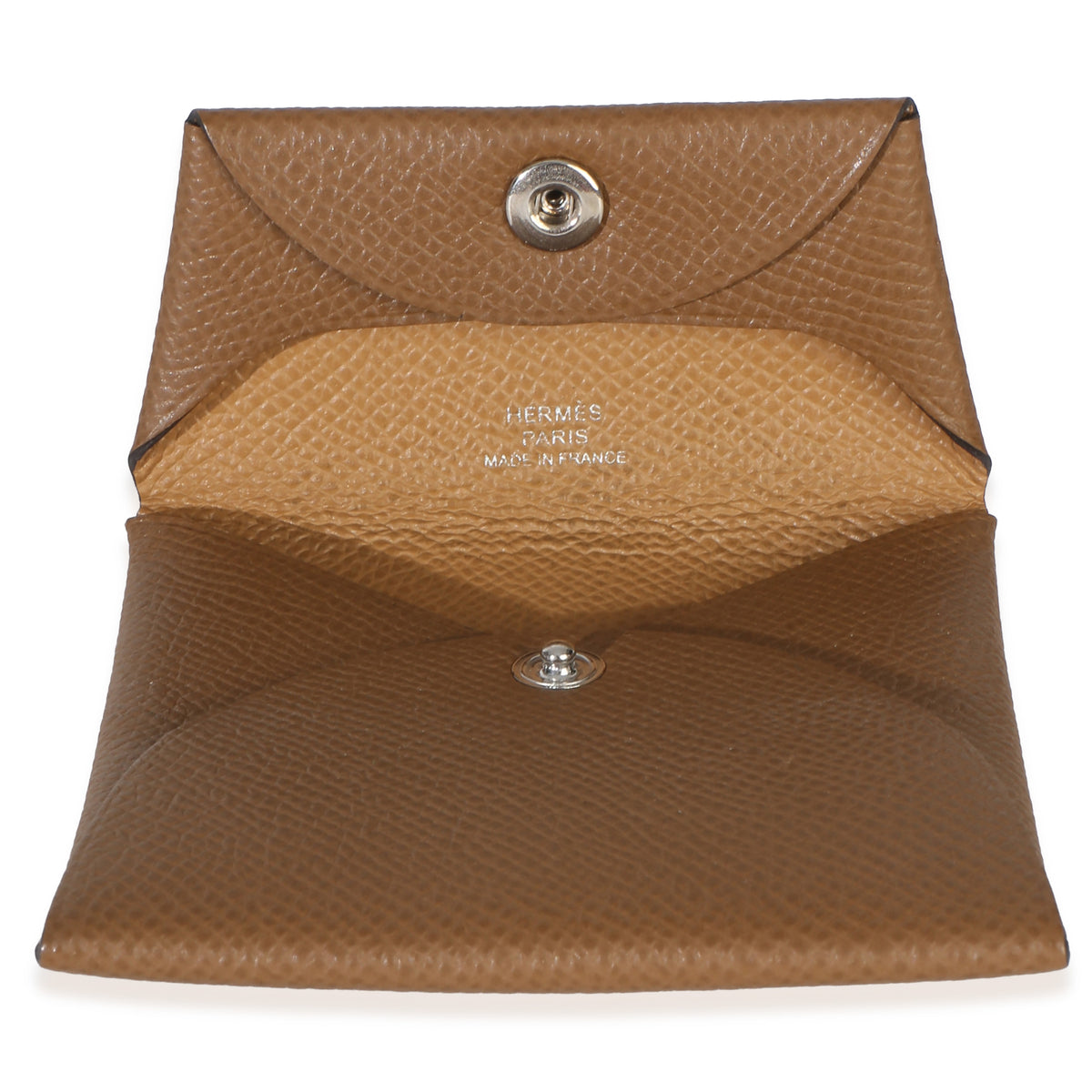 Hermès Alezan Biscuit Epsom Verso Bastia Change Purse Wallet 8