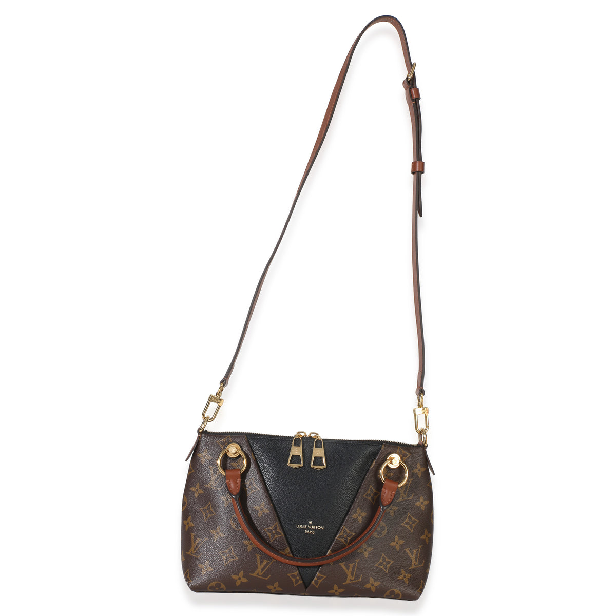 Louis Vuitton Black Monogram Canvas V Tote BB Handbag 8