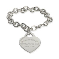 Tiffany & Co. Sterling Silver XL Return To Tiffany Heart Bracelet