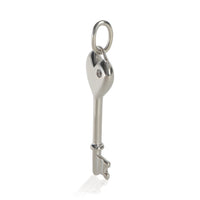Tiffany & Co. Sterling Silver  Heart Key Pendant sv