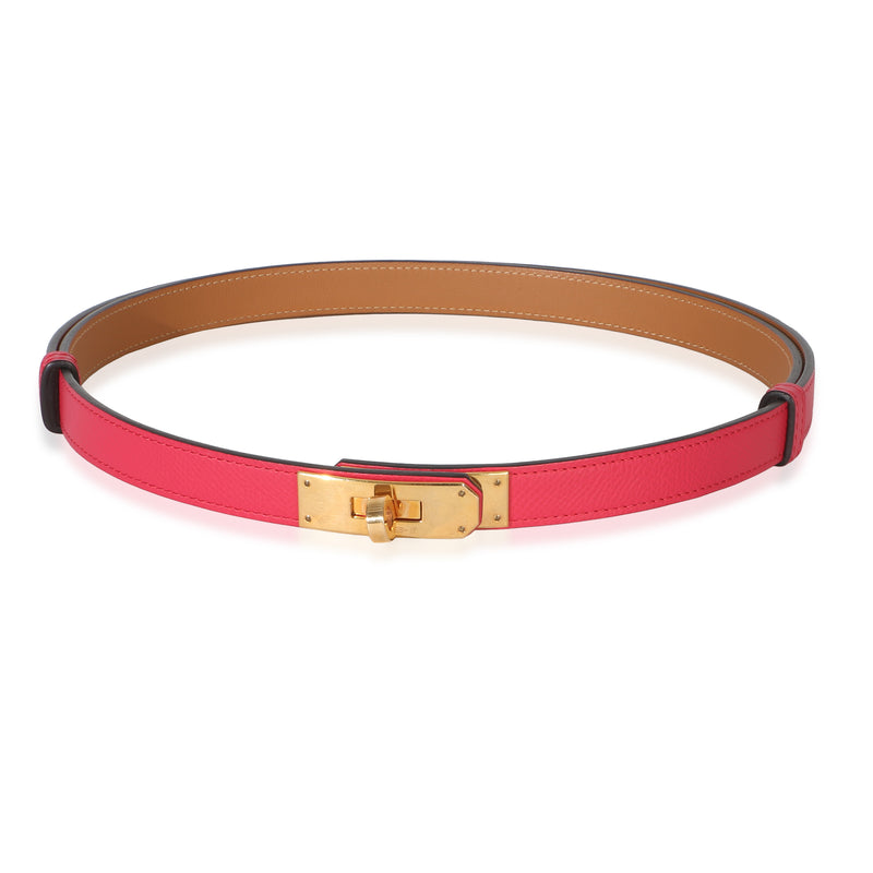 Hermès Rose Mexico Epsom Kelly 18 Belt GHW id