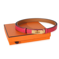 Hermès Rose Shocking Epsom Kelly 18 Belt GHW 4