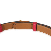 Hermès Rose Shocking Epsom Kelly 18 Belt GHW 5
