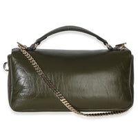 Gucci Green Lambskin GG Milano Small Top Handle Shoulder Bag Handbag 6