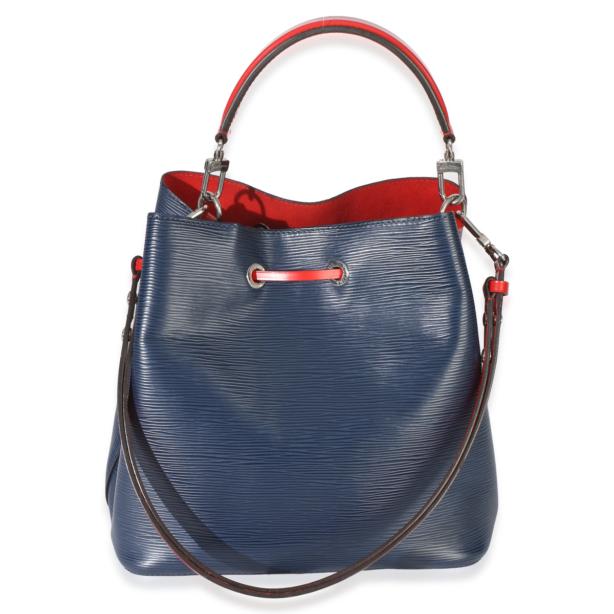 Louis Vuitton Navy Red Epi Neonoe MM Handbag 4