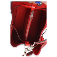 Louis Vuitton Navy Red Epi Neonoe MM Handbag 9