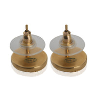 Chanel Gold Plated  2018 Small CC Earrings pv