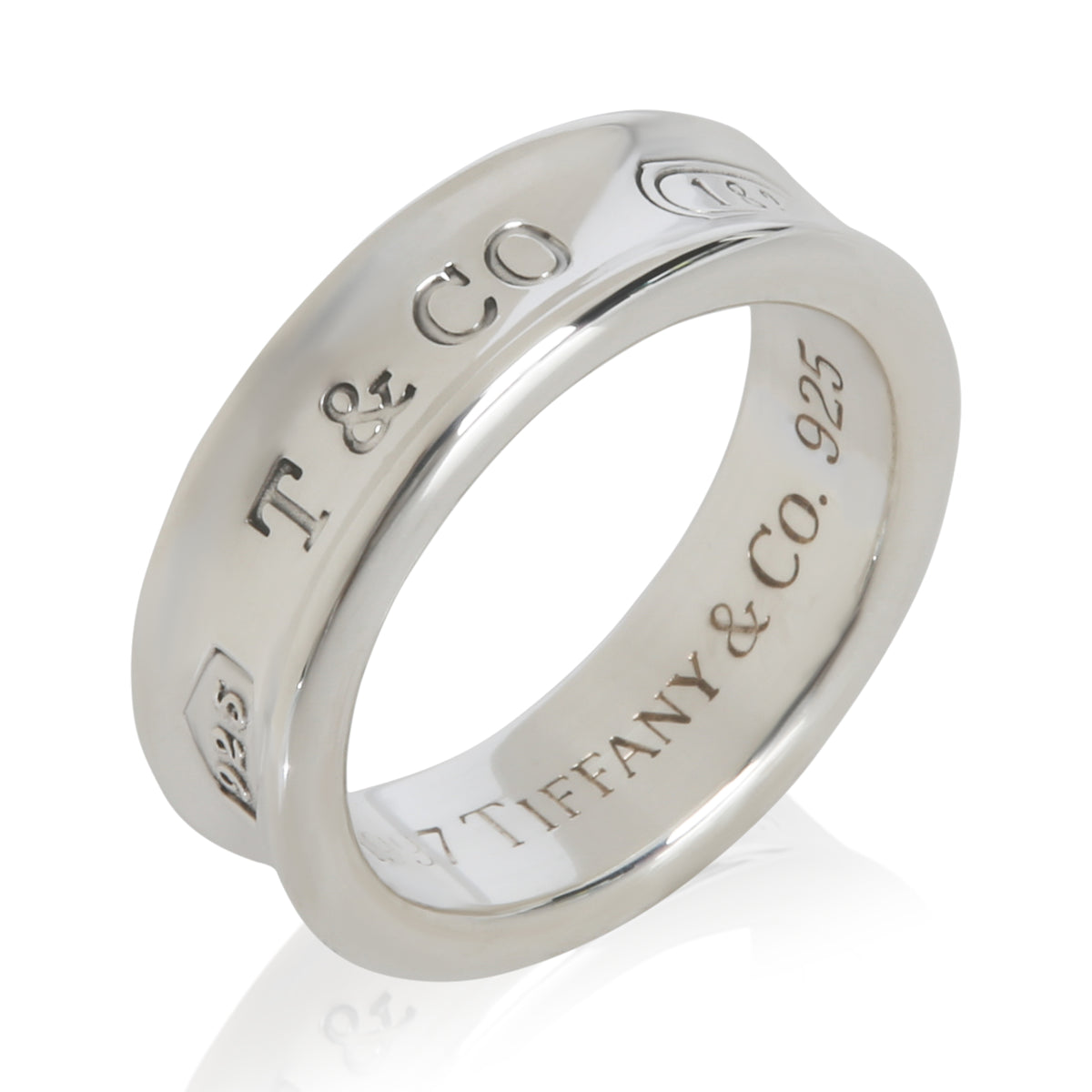 Tiffany & Co. Sterling Silver  1837 Ring