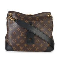 Louis Vuitton Black Monogram Canvas Odeon PM Handbag id