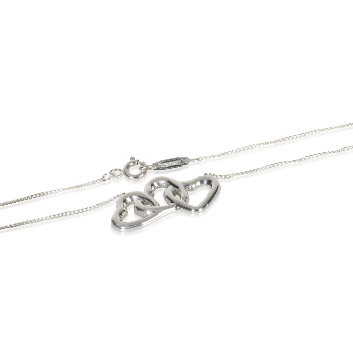 Tiffany & Co. Sterling Silver  Triple Heart Pendant sv