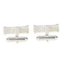 Tiffany & Co. Yellow Gold & Sterling Silver  Bar Cufflinks pv