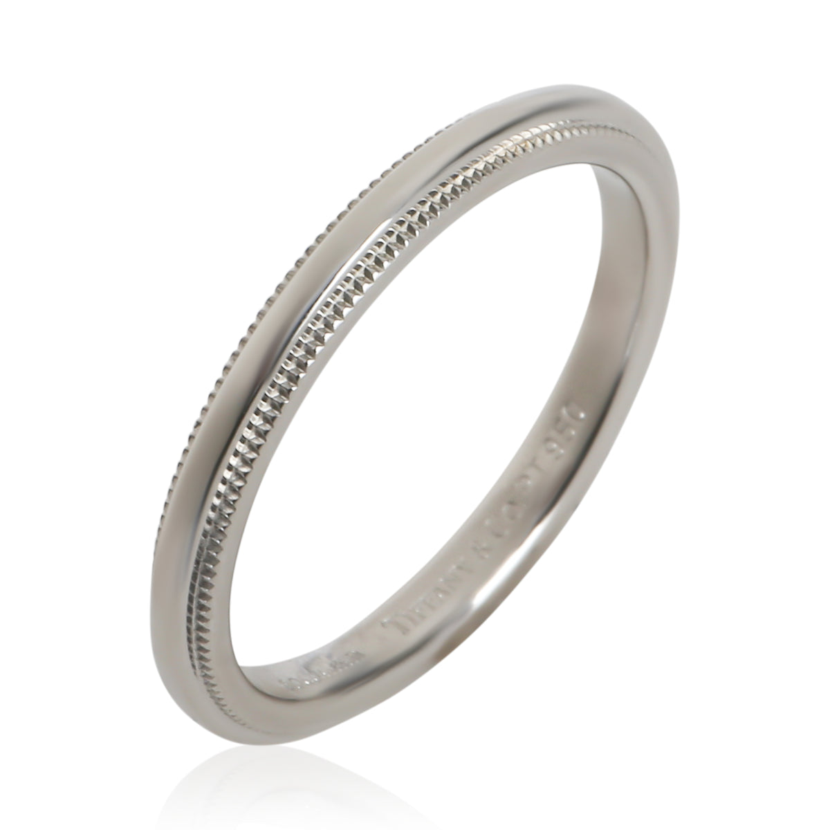 Tiffany & Co. Platinum  2mm Milgrain Band bv