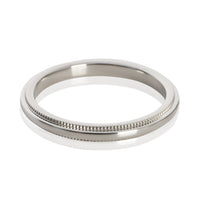 Tiffany & Co. Platinum  2mm Milgrain Band pv
