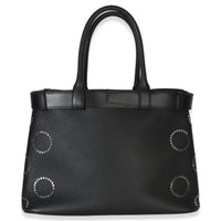 Prada Black Soft Grain Calfskin Studded Large Buckle Bag With Belt Handbag 4