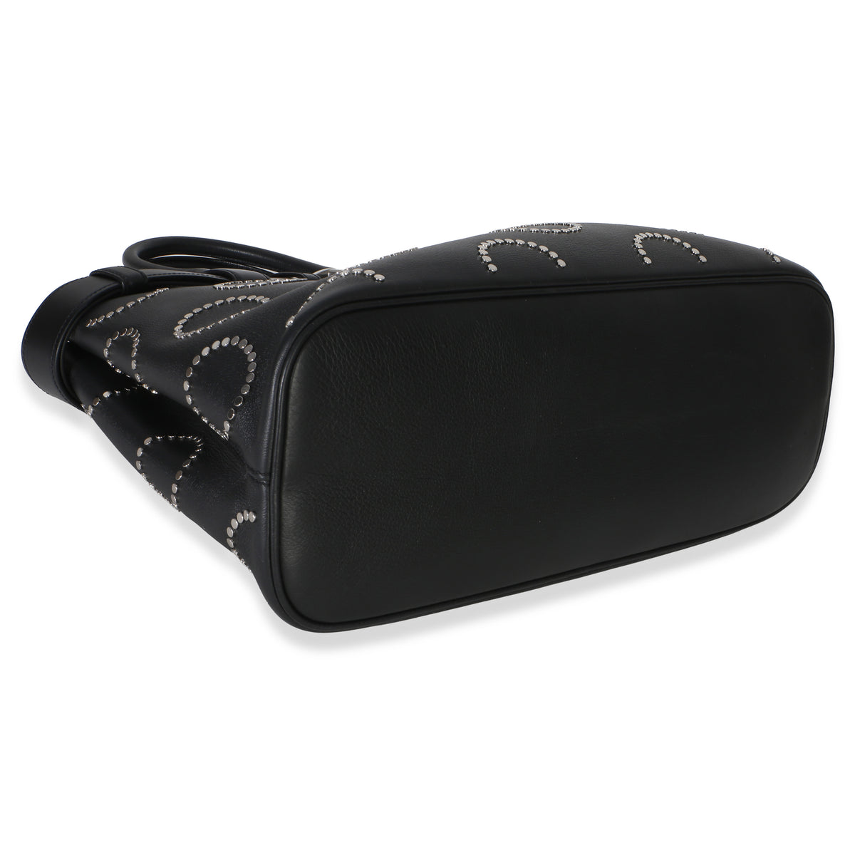 Prada Black Soft Grain Calfskin Studded Large Buckle Bag With Belt Handbag 7