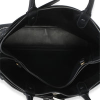 Prada Black Soft Grain Calfskin Studded Large Buckle Bag With Belt Handbag 8