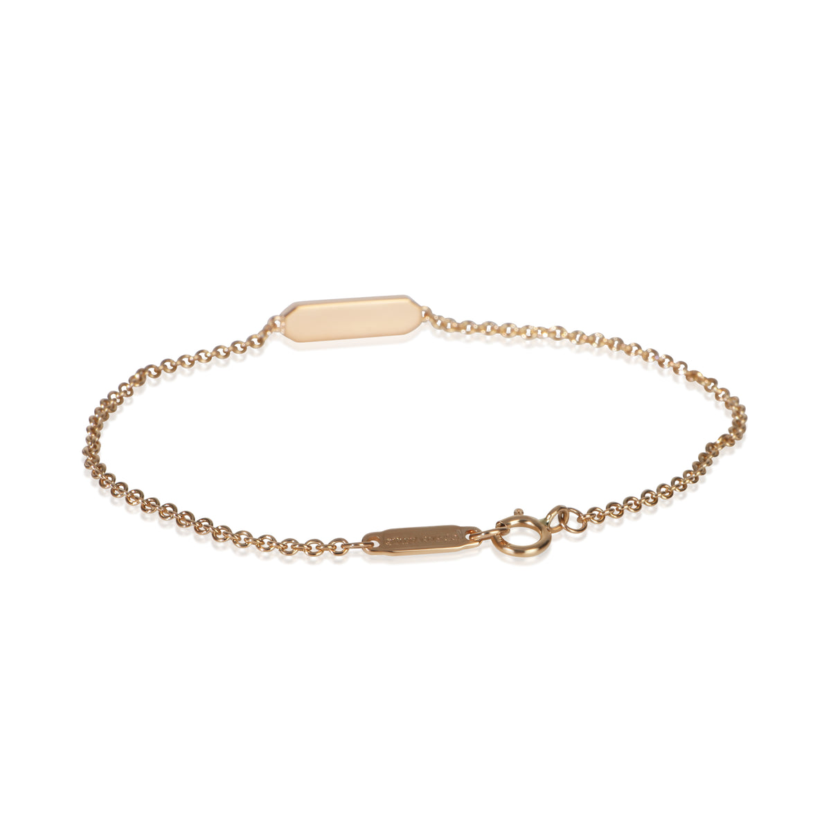 Tiffany & Co. Rose Gold Diamond ID Chain Bracelet pv
