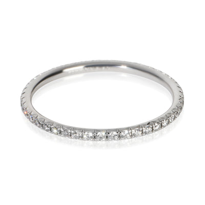 Tiffany & Co. White Gold Diamond Metro Eternity Band fv