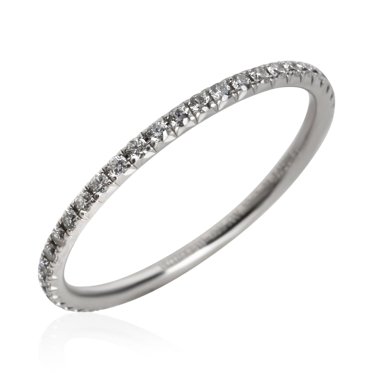 Tiffany & Co. White Gold Diamond Metro Eternity Band av