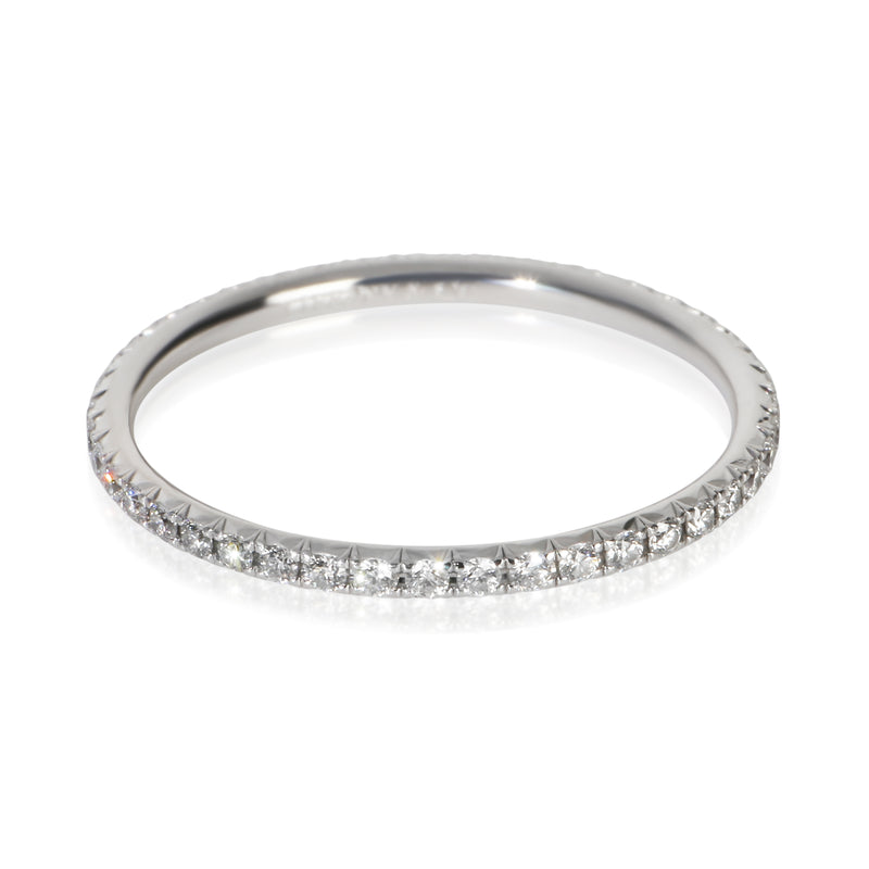 Tiffany & Co. White Gold Diamond Metro Eternity Band fv