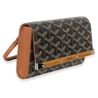 Goyard Gold Black ine Monte Carlo Mini Clutch Handbag 3